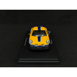 Porsche 911 Dakar Typ 992 2024 Sonderwunsch Signalgelb / Enzianblau 1/43 Spark WAP020550260DK