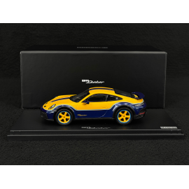 Porsche 911 Dakar Type 992 2024 Sonderwunsch Signal Yellow / Gentian Blue 1/43 Spark WAP020550260DK