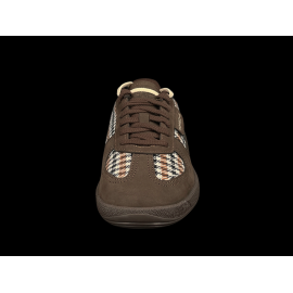 Porsche 911 Shoes Palermo Puma Pepita Brown with Keyring WAP15526PAL - unisex