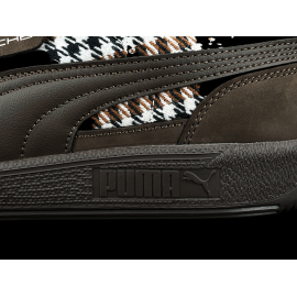 Porsche 911 Shoes Palermo Puma Pepita Brown with Keyring WAP15526PAL - unisex