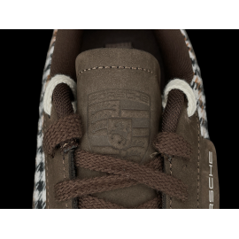 Porsche 911 Shoes Palermo Puma Pepita Brown with Keyring WAP15526PAL - unisex