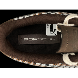 Porsche 911 Shoes Palermo Puma Pepita Brown with Keyring WAP15526PAL - unisex