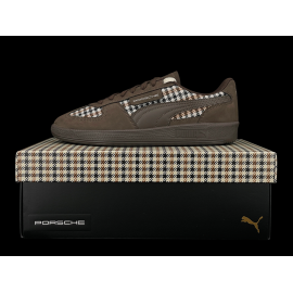 Porsche 911 Shoes Palermo Puma Pepita Brown with Keyring WAP15526PAL - unisex