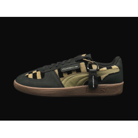 Porsche 911 Shoes Palermo Puma Pascha Black / Brown with Keyring WAP91526MSF - Unisex