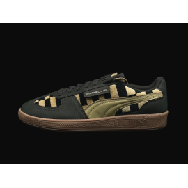 Porsche 911 Schuhe Palermo Puma Pascha Schwarz / Braun mit Schlüsselanhänger WAP91526MSF - Unisex