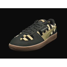 Porsche 911 Schuhe Palermo Puma Pascha Schwarz / Braun mit Schlüsselanhänger WAP91526MSF - Unisex