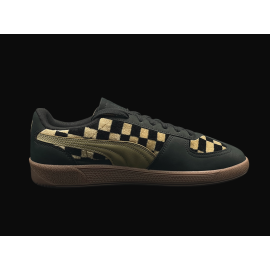 Porsche 911 Schuhe Palermo Puma Pascha Schwarz / Braun mit Schlüsselanhänger WAP91526MSF - Unisex