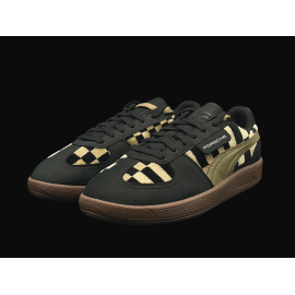 Porsche 911 Schuhe Palermo Puma Pascha Schwarz / Braun mit Schlüsselanhänger WAP91526MSF - Unisex