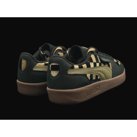 Porsche 911 Shoes Palermo Puma Pascha Black / Brown with Keyring WAP91526MSF - Unisex
