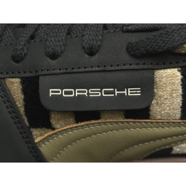 Porsche 911 Schuhe Palermo Puma Pascha Schwarz / Braun mit Schlüsselanhänger WAP91526MSF - Unisex