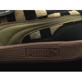Porsche 911 Schuhe Palermo Puma Pascha Schwarz / Braun mit Schlüsselanhänger WAP91526MSF - Unisex