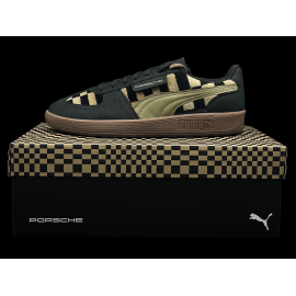 Porsche 911 Schuhe Palermo Puma Pascha Schwarz / Braun mit Schlüsselanhänger WAP91526MSF - Unisex