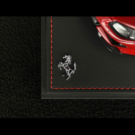 Ferrari 488 Pista 2018 Rosso Corsa / Silber Streifen / Carbon Felgen 1/18 BBR Models P18145A6