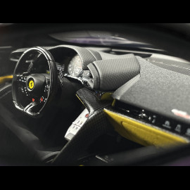 Ferrari 849 Testarossa Assetto Fiorano 2025 Viola Hong Kong / Yellow Stripes 1/18 BBR Models P18276E