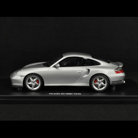Porsche 911 Turbo Type 996.2 2001 Polar Silver 1/18 GT Spirit GT567