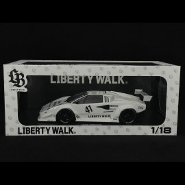 Lamborghini Countach LB-Works n° 41 Tokyo Auto Salon 2024 White 1/18 GT Spirit Z356-WH