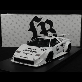 Lamborghini Countach LB-Works n° 41 Tokyo Auto Salon 2024 White 1/18 GT Spirit Z356-WH