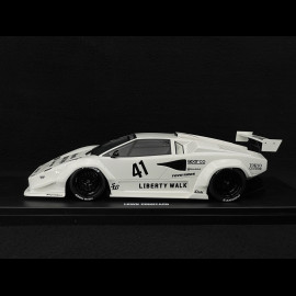 Lamborghini Countach LB-Works n° 41 Tokyo Auto Salon 2024 Weiß 1/18 GT Spirit Z356-WH
