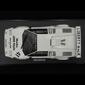Lamborghini Countach LB-Works n° 41 Tokyo Auto Salon 2024 Weiß 1/18 GT Spirit Z356-WH