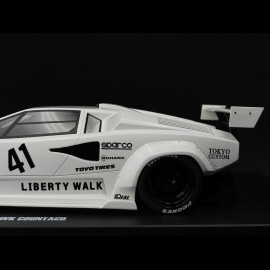 Lamborghini Countach LB-Works n° 41 Tokyo Auto Salon 2024 White 1/18 GT Spirit Z356-WH