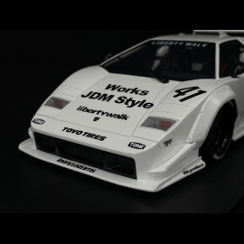 Lamborghini Countach LB-Works n° 41 Tokyo Auto Salon 2024 White 1/18 GT Spirit Z356-WH