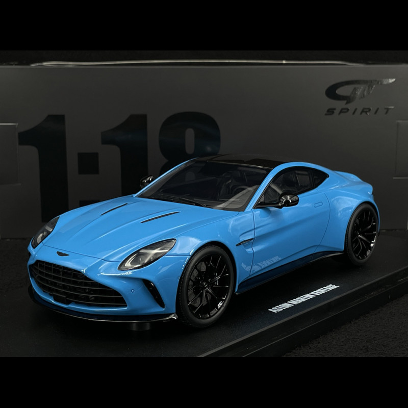 Aston Martin Vantage 2024 Elwood Blue 1/18 GT Spirit GT1008