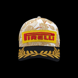 RARE : Pirelli Hat F1 Winner Singapore GP White / Gold - unisex