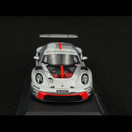 RARE Exemplar 1/1500 : Porsche 911 GT3 R Type 992 2024 Silver Grey / Red 1/43 Spark WAP02057126EVO