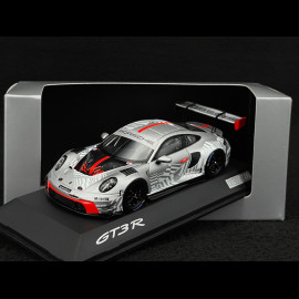 Porsche 911 GT3 R Type 992 2024 Presentation version Silver Grey / Red 1/43 Spark WAP02057126EVO