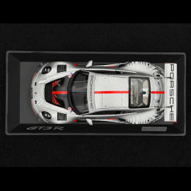 Porsche 911 GT3 R Typ 992 2024 Präsentationsversion Silbergrau / Rot 1/43 Spark WAP02057126EVO