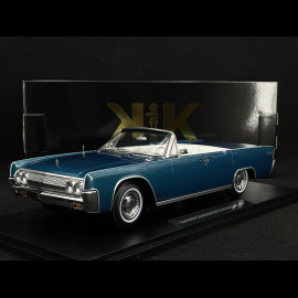 Lincoln Continental Cabriolet 1963 Metallic Türkis 1/18 KK Scale KKDC181524