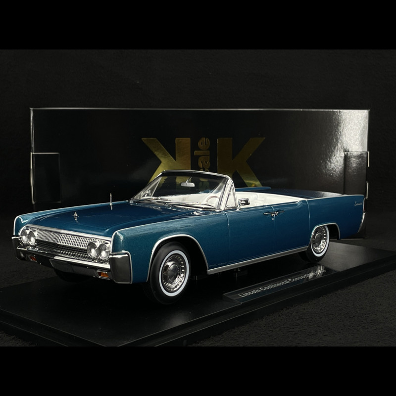Lincoln Continental Cabriolet 1963 Metallic Türkis 1/18 KK Scale KKDC181524