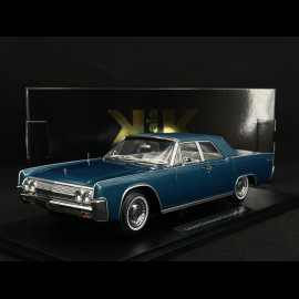 Lincoln Continental Cabriolet 1963 Metallic Turquoise 1/18 KK Scale KKDC181524