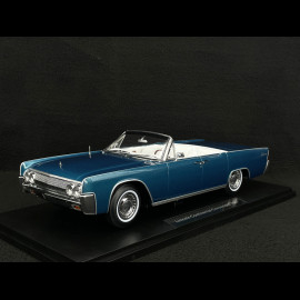 Lincoln Continental Cabriolet 1963 Metallic Türkis 1/18 KK Scale KKDC181524