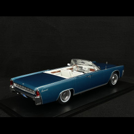 Lincoln Continental Cabriolet 1963 Metallic Türkis 1/18 KK Scale KKDC181524