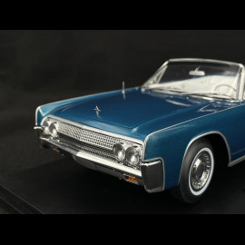 Lincoln Continental Cabriolet 1963 Metallic Turquoise 1/18 KK Scale KKDC181524