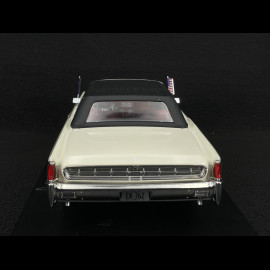 Lincoln Continental Cabriolet Présidentiel 1963 John F. Kennedy Weiß 1/18 KK Scale KKDC181523