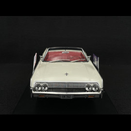 Lincoln Continental Cabriolet Présidentiel 1963 John F. Kennedy Weiß 1/18 KK Scale KKDC181523