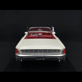 Lincoln Continental Cabriolet Présidentiel 1963 John F. Kennedy White 1/18 KK Scale KKDC181523