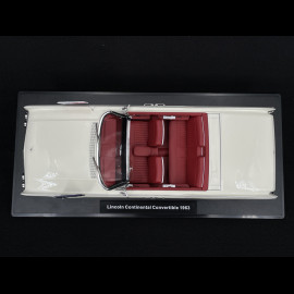 Lincoln Continental Cabriolet Présidentiel 1963 John F. Kennedy White 1/18 KK Scale KKDC181523