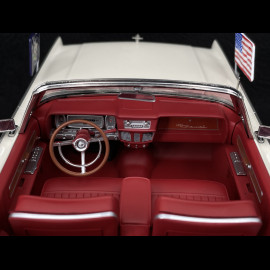 Lincoln Continental Cabriolet Présidentiel 1963 John F. Kennedy White 1/18 KK Scale KKDC181523