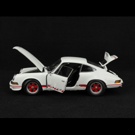 Porsche 911 Carrera RS 2.7 1972 Grand Prix White / Red Stripes 1/18 Minichamps 100066021