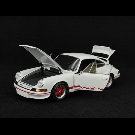 Porsche 911 Carrera RS 2.7 1972 Grand Prix Weiß / rote Streifen 1/18 Minichamps 100066021