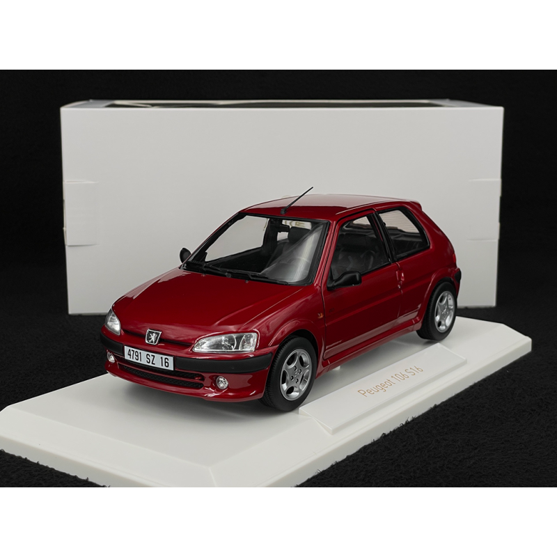 Peugeot 106 S16 1998 Lucifer Rot 1/18 Norev 184921