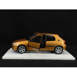 Peugeot 306 S16 1997 Vermeer Yellow 1/18 Norev 184940