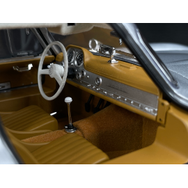 Mercedes-Benz 300 SL 1954 mit Flügeltüren Silbergrau 1/18 Norev 183857