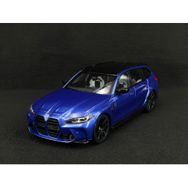 BMW M3 Touring G81 2023 Portimao Blue Metallic 1/18 TrueScale Models TSM181029