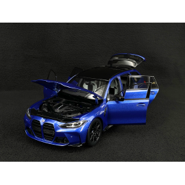 BMW M3 Touring G81 2023 Portimao Blau Metallic 1/18 TrueScale Models TSM181029