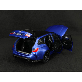 BMW M3 Touring G81 2023 Portimao Blue Metallic 1/18 TrueScale Models TSM181029