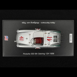 Porsche 550 Spyder n° 41 Winner 12h Sebring 1956 Herrmann 1/43 Spark US461